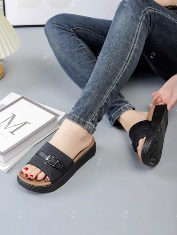 Product Introduction of Dép nữ mẫu mới hàng Qc mềm êm cao 4cm 10