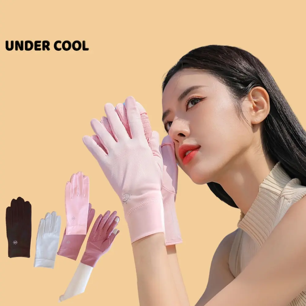 Găng Tay Ngắn Chống Nắng UNDERCOOL Hở Ngón Chống Trượt Chống Tia UV Nhiều Màu GT01