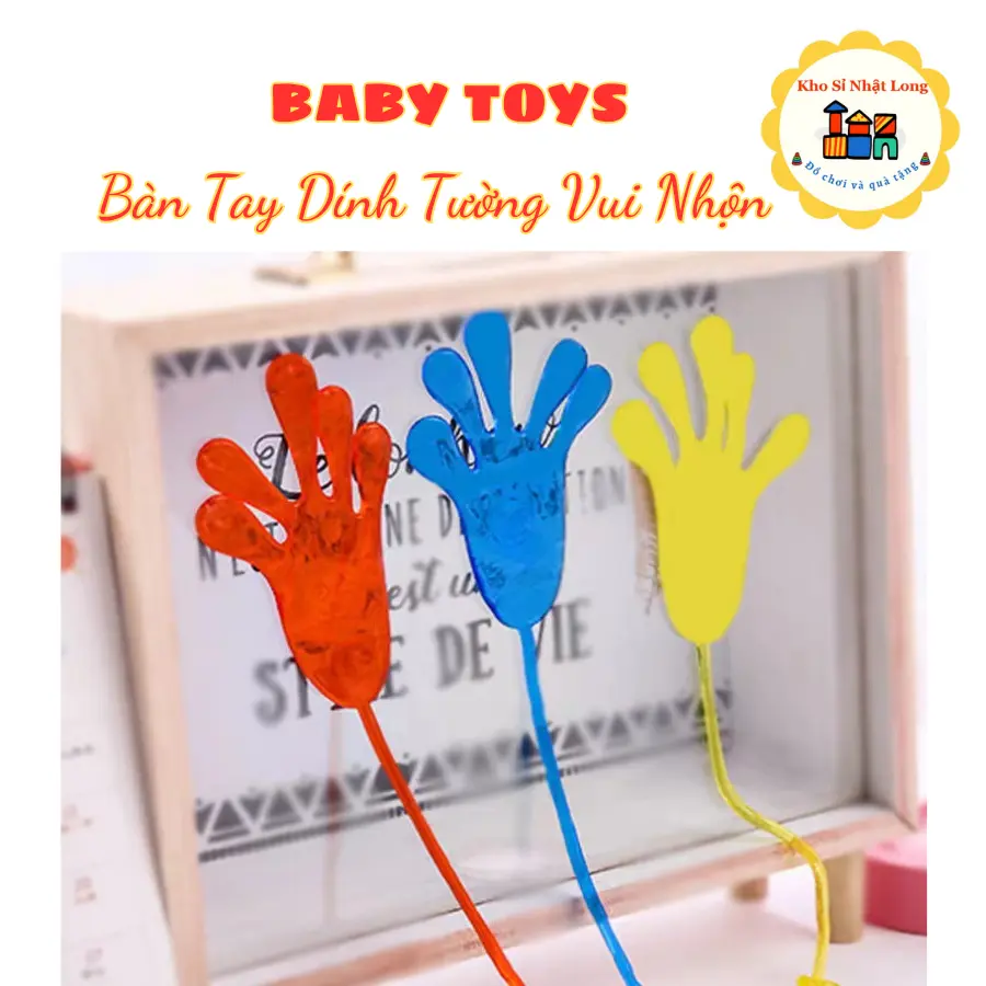 Đồ Chơi Bàn Tay Dính Tường Vui Nhộn Cho Bé bàn  tay Cao Su