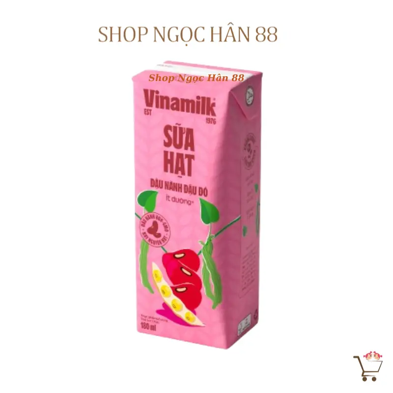 Sữa Hạt Óc Chó/Hạnh Nhân Vinamilk vỉ 4 hộp x 180ml 4