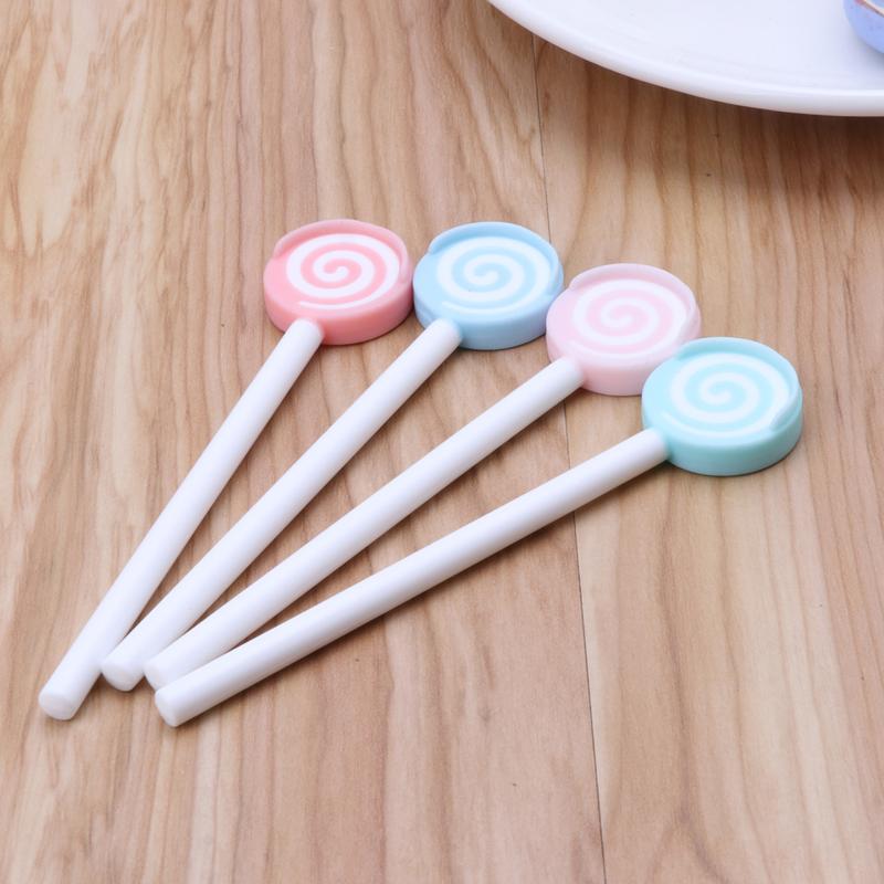 YONG Teethers For Babies  Lollipop Shape Baby Tongue Cleaner Scraper Oral Cleaning 4