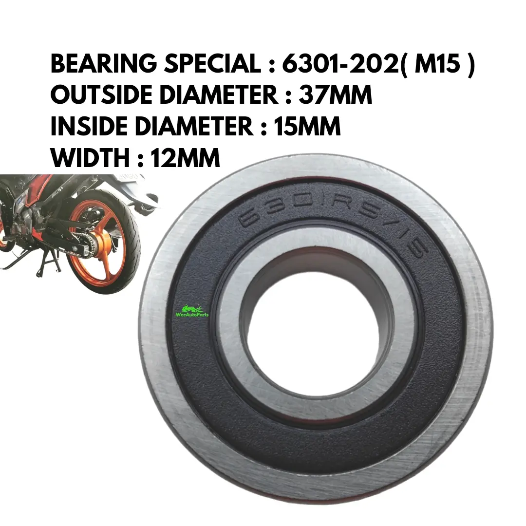 BEARING SPECIAL 6301 - 202 M15 SPORT RIM Y125ZR LC135 5S 55C ENKEI SP PNP Y15ZR Y16ZR / SWING ARM Y15ZR PNP LC135 LC 135