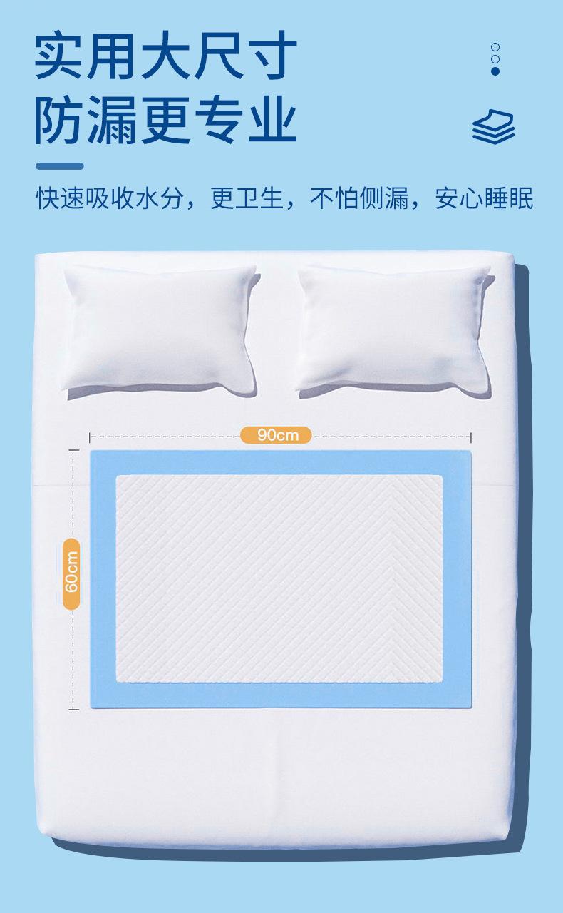 Product Introduction of Adult Inpatient Disposable Urine Pad for Elderly, Maternity Puerperal Care Pad, Thickened Diaper Pad for Seniors 7