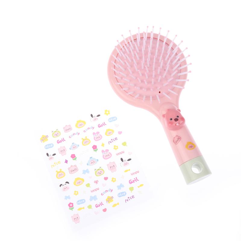 Product Introduction of 1Pcs Hair Brush Simplicity Fashion Solid Color Massage Air Cushion Comb With Mirror Lovely Hair Care Tool 24