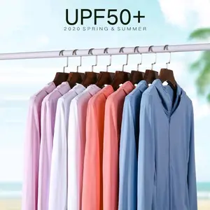 Jaket Olahraga Wanita Anti UV Mesh Hoodie UV Protection Women