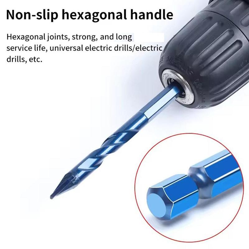 Product Introduction of Crooked Eccentric Drill Bit Stone Ceramic Brick Glass Opener Hexagonal Hole Handle V6J6 28