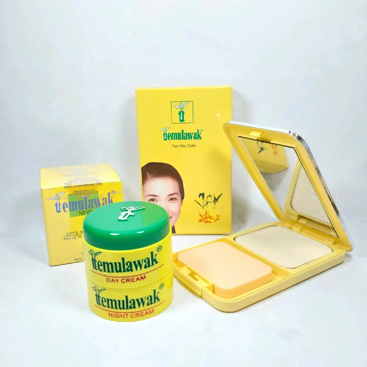PAKET CREAM TEMULAWAK + BEDAK TWO WAY CAKE