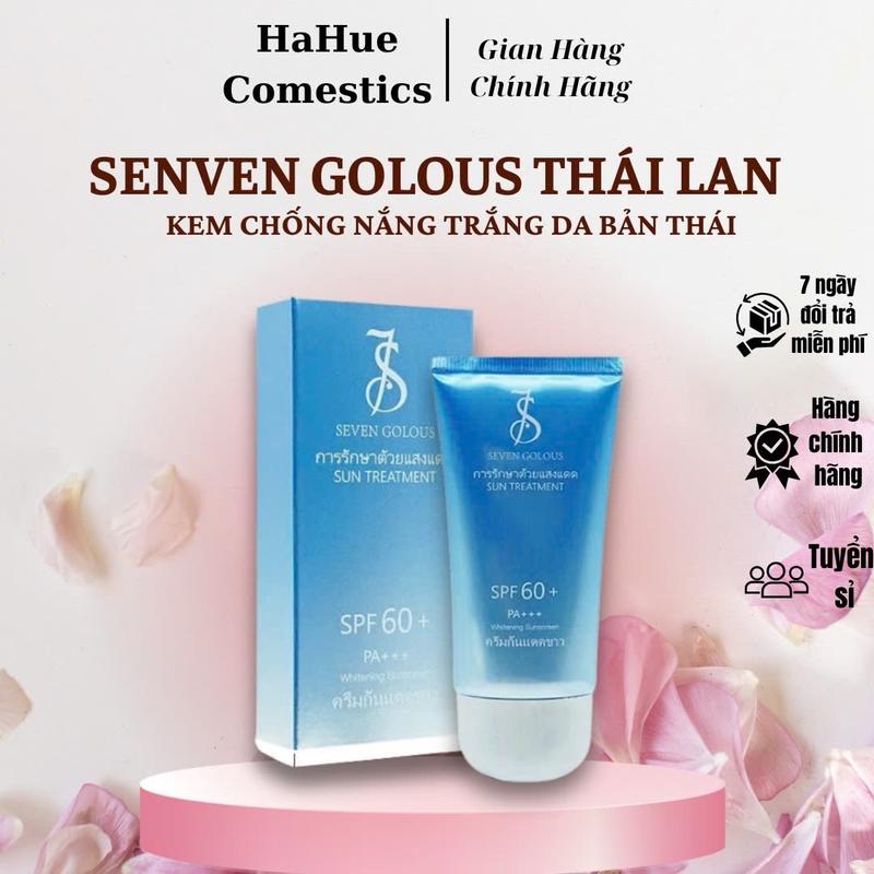   MUA 3 TẶNG 2  Kem Chống Nắng nâng tone SEVEN GOLOUS 60g SPF 60+ PA++++ làm đẹp da chăm sóc da 