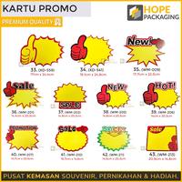 Jual [5 pcs] Label Harga Pop Bahan Kertas / Untuk Promosi Kertas Harga ...
