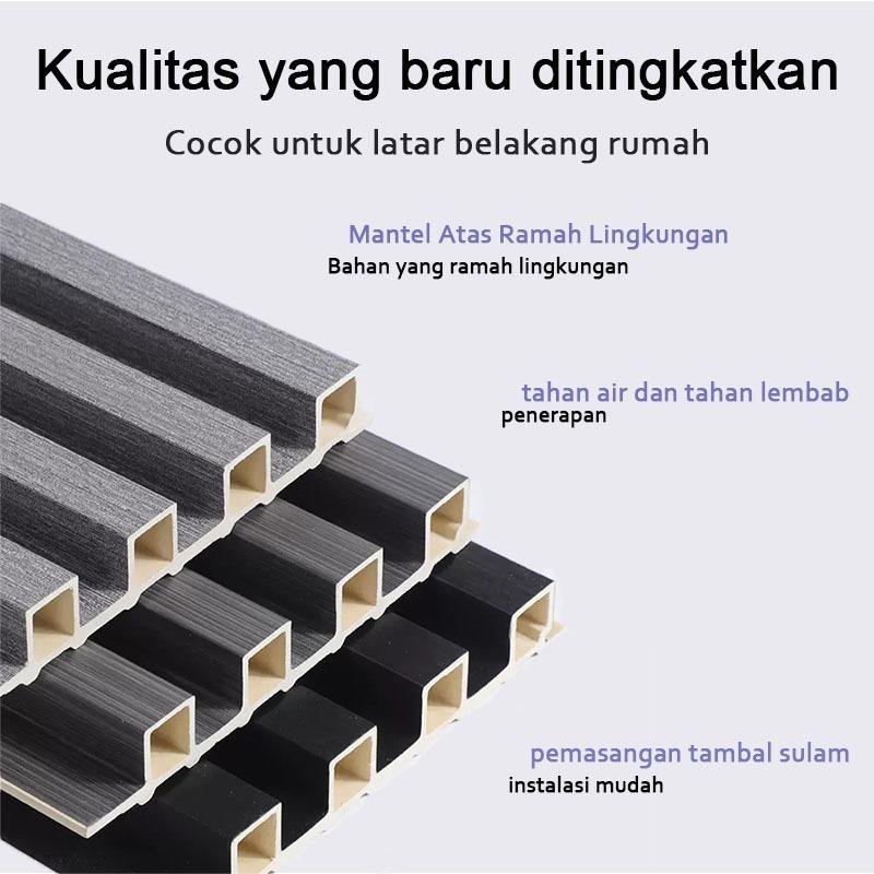 Product Introduction of Wood WPC Wall panel 2.9Meter*16cm Dekorasi Dinding Anti Rayap Dan Anti Air WPC Aestetic Dinding Motif Kayu 3D WALL PANEL PVC KAYU / BACKDROP TV / PINTU KAMUFLASE ELEGAN 13