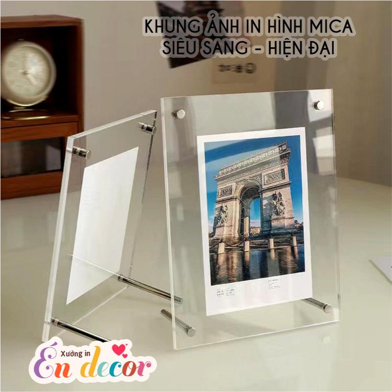 Khung ảnh nhiều kích cỡ 10x15, 13x18, 15x21 Mica Trong Suốt, Văn Phòng Để Bàn Sang Trọng, Đẹp mọi góc nhìn, Hỗ trợ in ảnh theo yêu cầu. 5