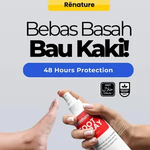 Penghilang Bau Kaki Cooling Foot Spray Deodorant Kaki FOOT SPRAY PENGHILANG BAU KAKI BY PHARMACIE ORGANICO