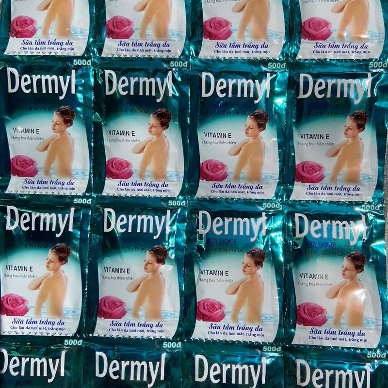 Combo 120 gói (10 dây)  sữa tắm Dermyl  hương nước hoa Nữ