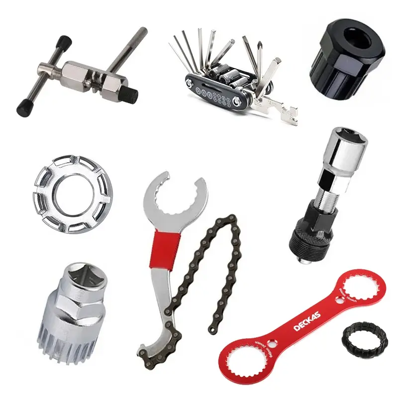 Bicycle Repair Tools Chain Cutter Crank Puller Chain GuideTool Kit for Bottom Bracket Remover Cassette