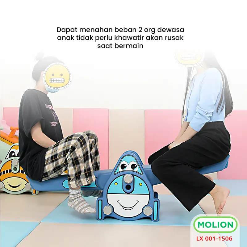 Mainan Jungkat Jungkit Anak Seesaw Prosotan Kuda Kudaan Permainan Plastik Mainan Anak Balance Lucu 001-M1503 5