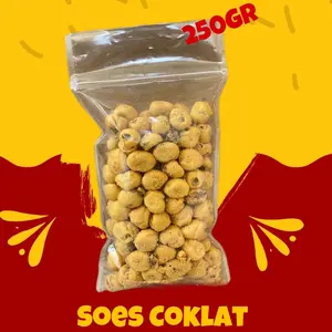 Cemilan Soes Chocolate Rajangemil 250 gram