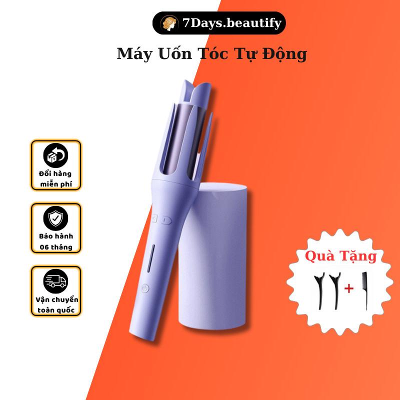 Máy Uốn Xoăn Tóc 7days. beautify Tự Động Xoay 360 Độ- 4 Mức Nhiệt Trục Uốn 32mm UT3