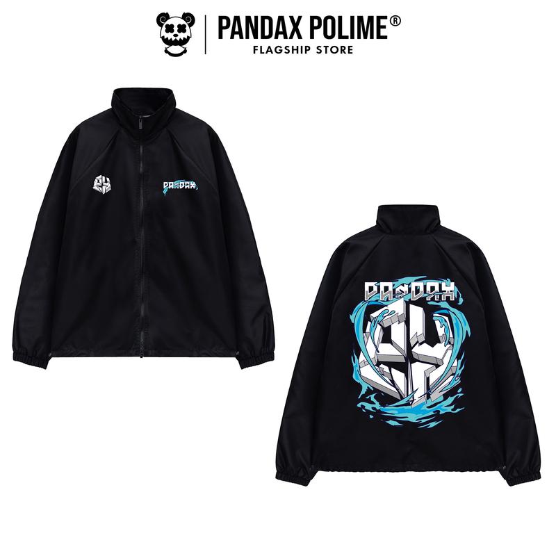 Áo khoác dù PANDAX water racing , jacket nam nữ , windbreaker local brand unisex , áo gió form rộng chống nắng không mũ Menswear Tay Dài