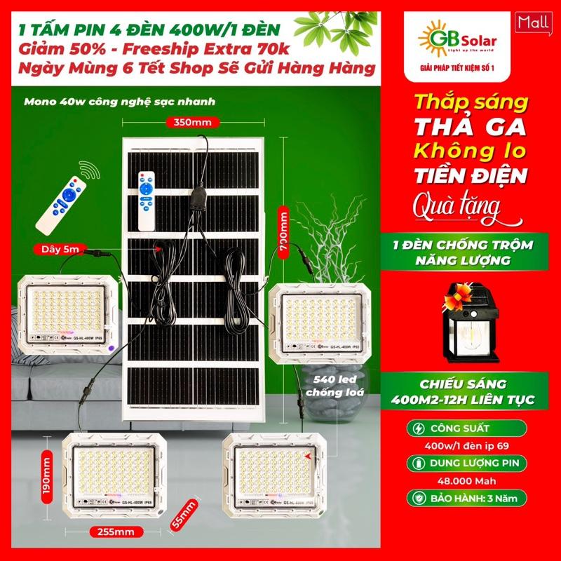 Combo 4 Đèn Mắt Ngọc VIP Chỉ 385k 1 , Công Suất 400W - Chống Lóa, Chống Nước IP69- Bảo Hành Chính Hãng 3 Năm + Tặng Chống Trộm đèn năng lượng mặt trời 190k