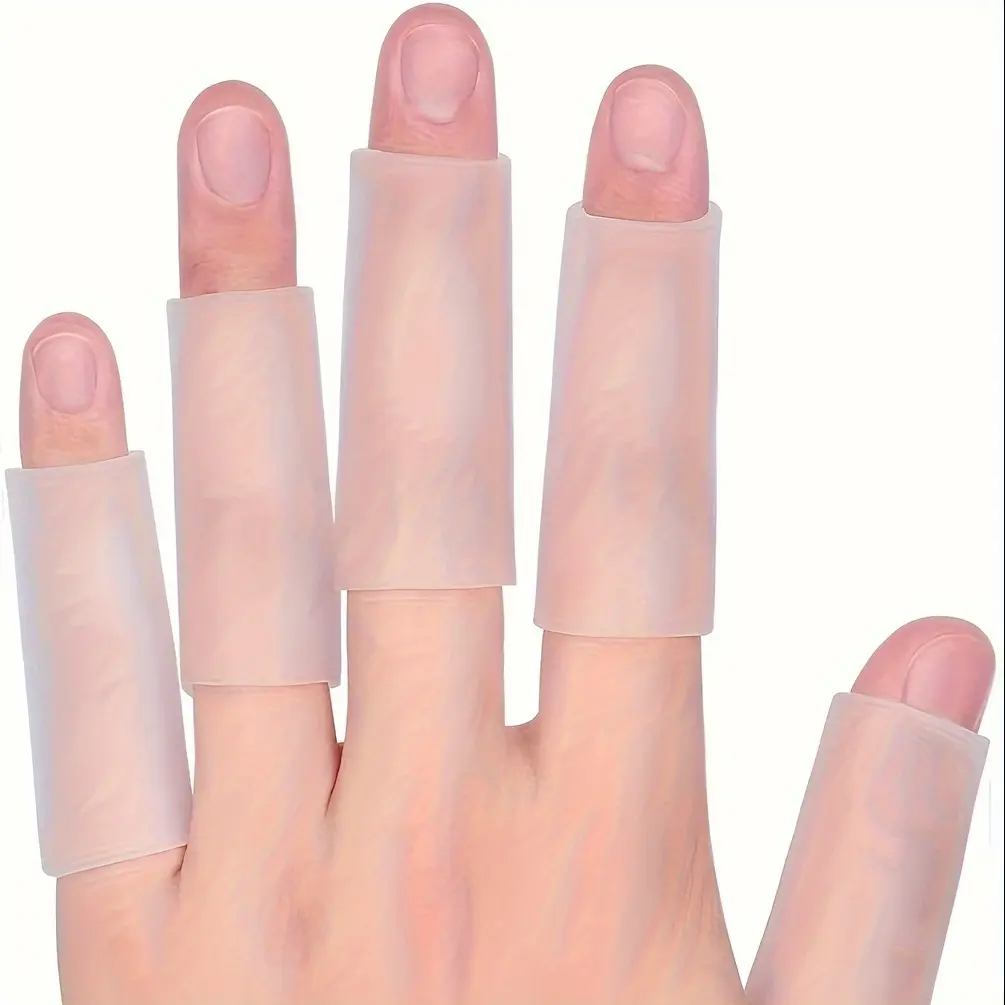 Bảo vệ tay áo Ngón Tay Gel, có sẵn trong 2 / 4 / 10 / 20 chiếc, Đệm tay áo Ngón Tay silicon, Ngón Tay kích hoạt