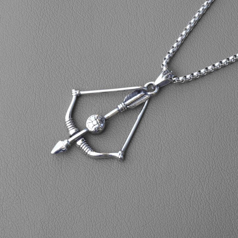 Product Introduction of Titanium Steel Korean Style the Arrow of Love Men's Accessories Pendant 7