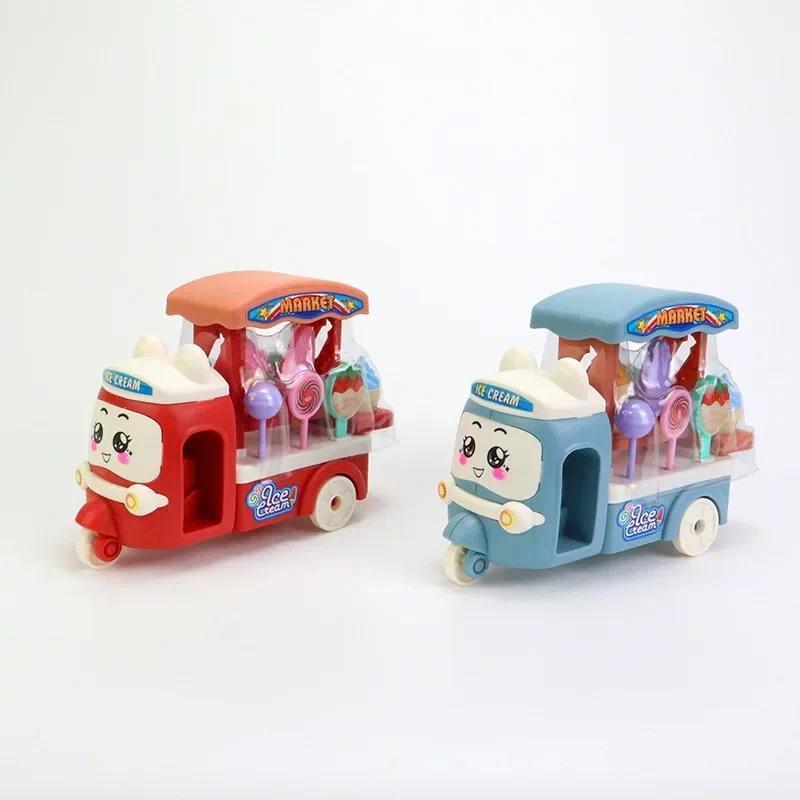 Product Introduction of 1pc Kawaii Items Kids Toy Ice Cream Car Miniature Dollhouse Accessories for Kids DIY Children Game Birthday Gifts 4
