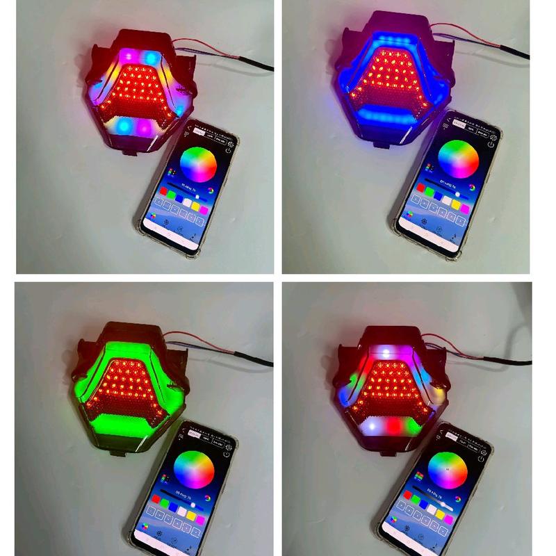 Đèn hậu TST Exciter 150 chỉnh áp nhiều hiệu ứng, chế độ màu sắc - Xi Nhan Phụ Kiện Phụ Tùng