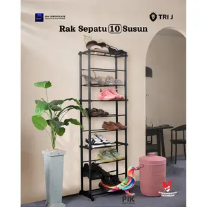 Amazing Shoes Rack - Rak Sepatu / Rak Jilbab 10 Susun