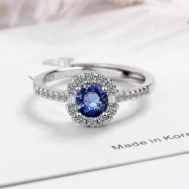 cincin titanium model korea biru 2