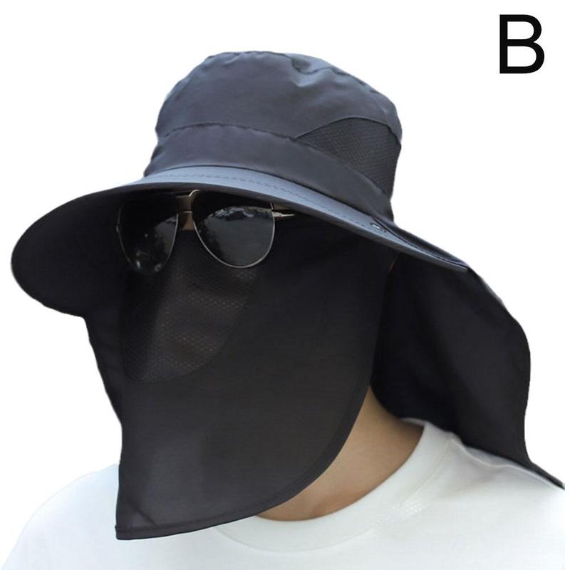 Product Introduction of Topi pelindung matahari luar untuk lelaki dan wanita, pelindung matahari bertepi lebar, topi memancing cepat kering untuk musim panas, topi larian dan memancing luar, 1 helai 31