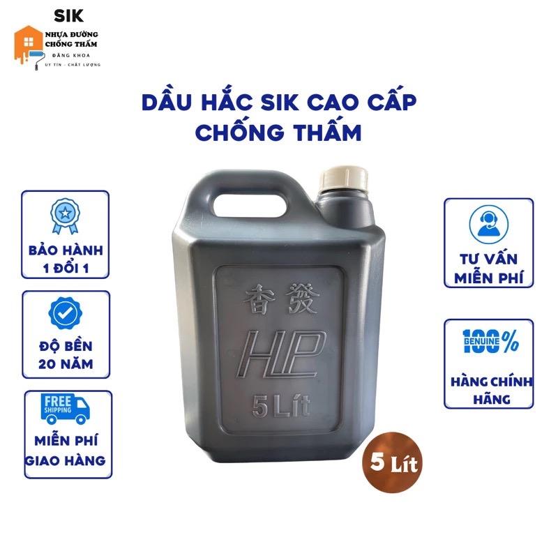 Nhựa Đường Dầu Hắc dạng lỏng 5Lít Cao Cấp nhựa đường 8 chong tham