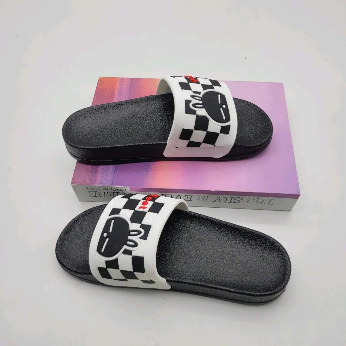 Dép tai Thỏ YOFEET phối màu thời trang nam nữ slippery