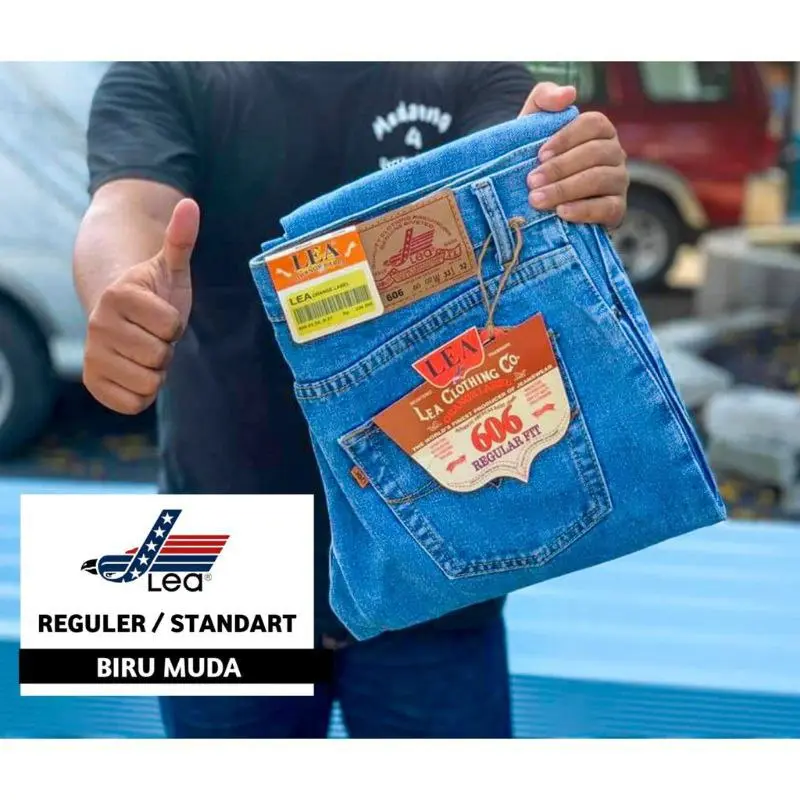 Celana jeans panjang pria kualitas premium size 28-38 bisa COD Denim Tebal