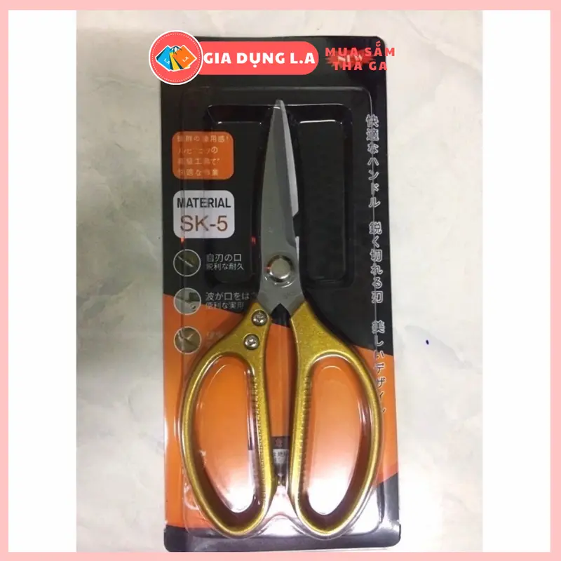 Combo 5 Kéo Cắt Gà Cao Cấp SK 5 Nội Địa Nhật Siêu Bén & Siêu Bền Dùng Cho Nhà Bếp 4