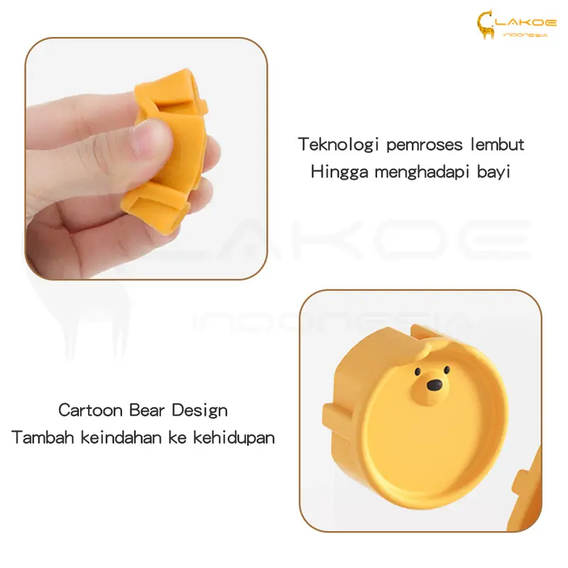 LAKOE Tutup Stop Kontak Listrik Silikon Colokan Listrik Safety Socket Cover Pengaman Stop Kontak 1
