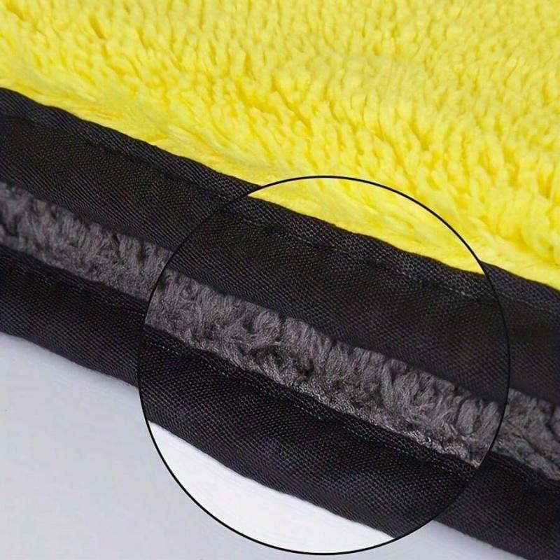 Car Wash Towel, 1/2 Counts Double-sided Thick Car Wiping Towel, Absorbent Glass Wiping, Car Repair Shop Hotel Restaurant Cleaning Towel 5