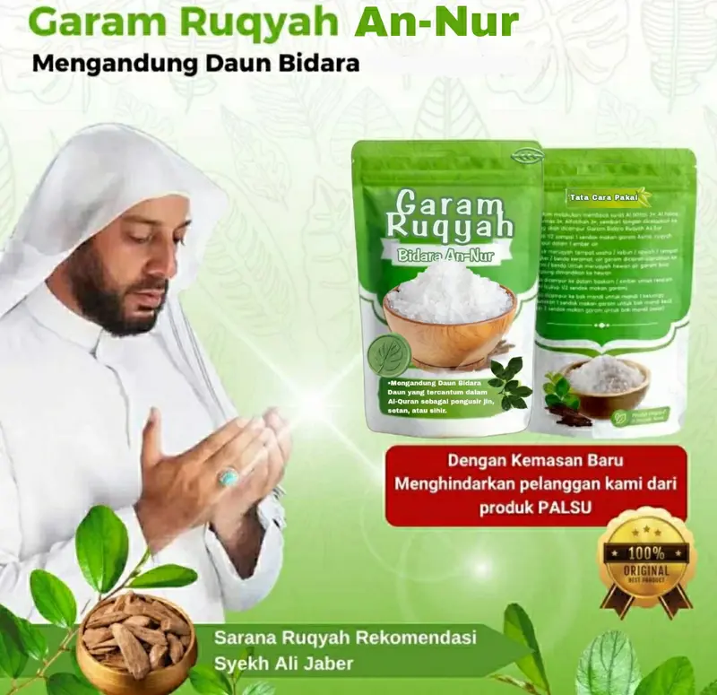Garam Ruqyah Bidara An Nur 300gr - Original Dan Siap Pakai Buy 2 Free 1 Sudah di Asmak 4
