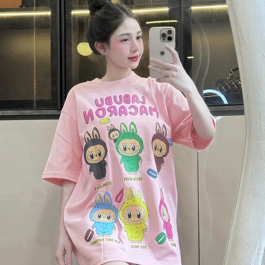 Áo phông 6 chú gấuuu fom rộng
