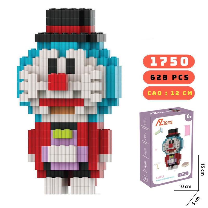 Product Introduction of Đồ Chơi Lắp Ghép Doraemon Mini Nhiều Màu, Chất Liệu Nhựa ABS 11