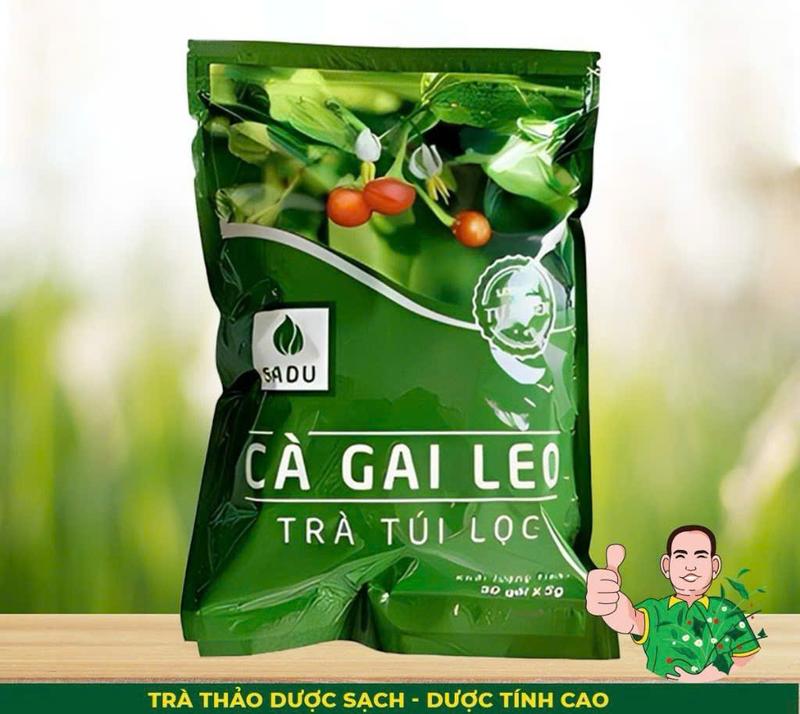 Product Introduction of Cà Gai Leo SADU 1KG (200 túi lọc) Hỗ Trợ Thanh Nhiệt Giải Độc Mát Gan - Nước  Tea Chè càgaileo Không Chua giảm mụn Trà 21