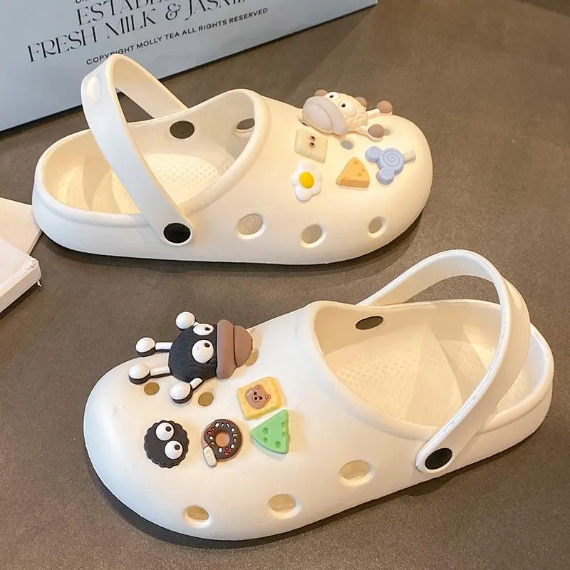 Men Beach Sandals Women Casual Outdoor Hole Beach Lightweight Shoes For Travel bathroom slippers  Home indoor anti slip flat Boys and girls couple