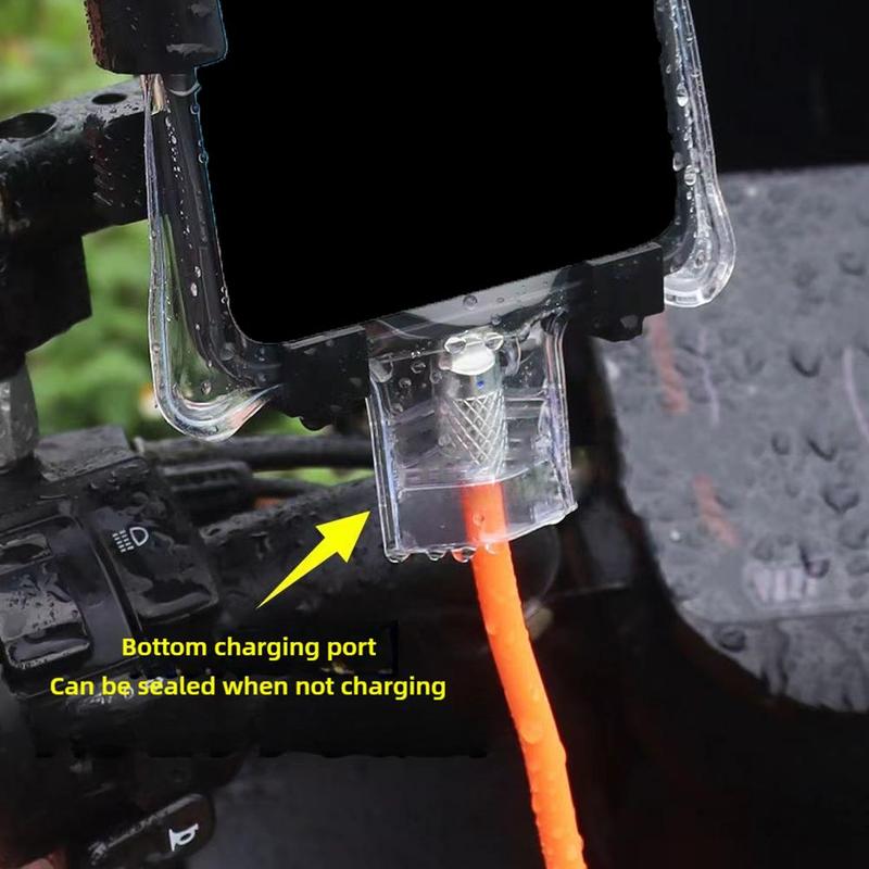 Product Introduction of Túi chống nước cho điện thoại xe máy, trong suốt, cho điện thoại di động và điện thoại di động, với tay lái, Q1U8, thiết kế phun nước 22