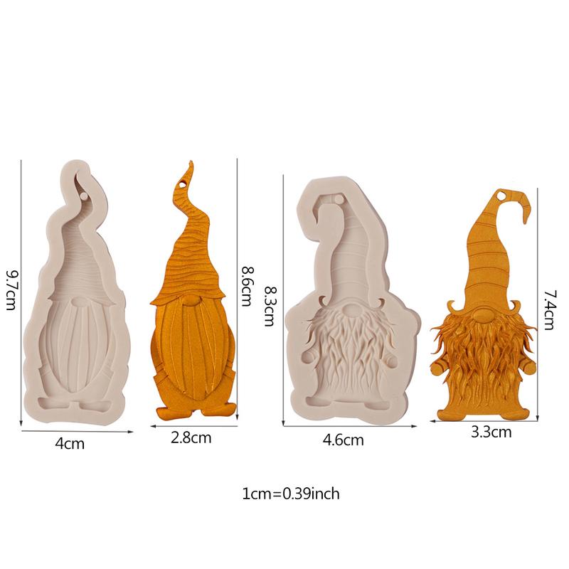 Product Introduction of Khuôn Bánh Kẹo Mềm, Hình Ông Già Noel, Chất Liệu Silicon 3D, Thích Hợp Làm Sôcôla Fondant, Dán Kẹo Cao Su 0
