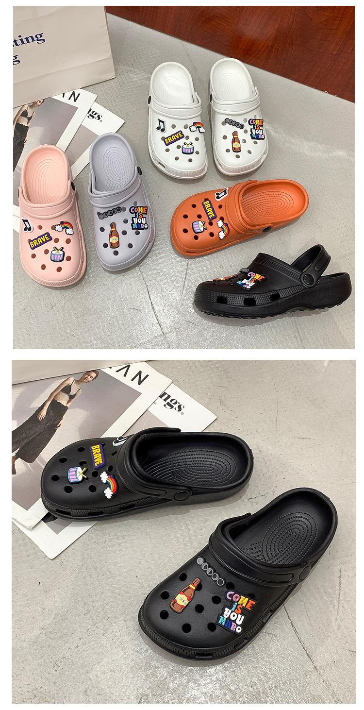Product Introduction of Sandal Musim Panas, Borong, Wanita, Tersedia di Luar, Comel, Pasangan, Tapak Tebal, Tidak Licin, Kaki Tertutup Baharu, Kotoran Berventilasi, Sesuai untuk Dipakai Di Rumah 22