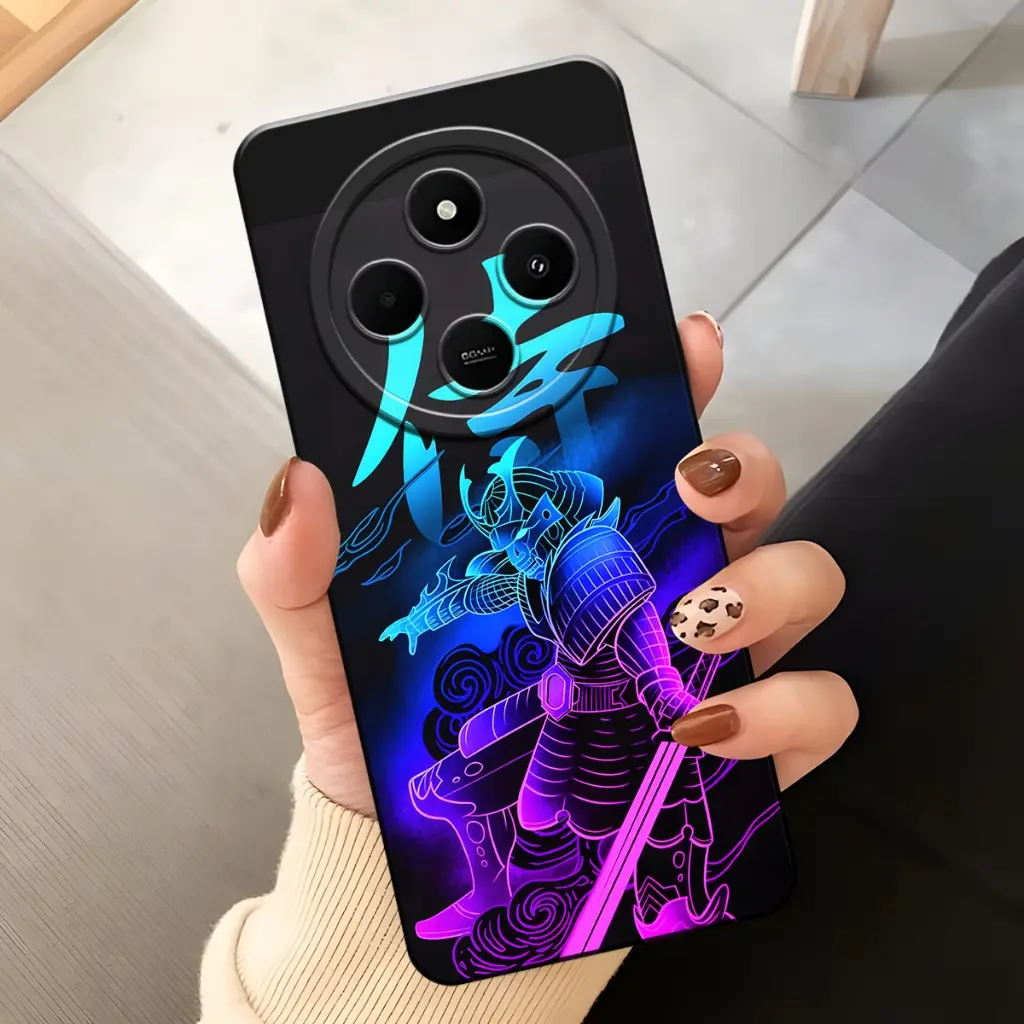 Casing Hp Kompotibel  For Redmi 14C Dan Poco C75 Motif Samurai -  Casing Hp  - Kesing PR0 Camera - Silikon Mika - Aksesoris Hp - Bisa COD Bayar Ditempat