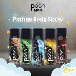 Posh Men Perfumed Spray 150ml Parfum Body Spray Pria Fragrance Wangi Tahan Lama