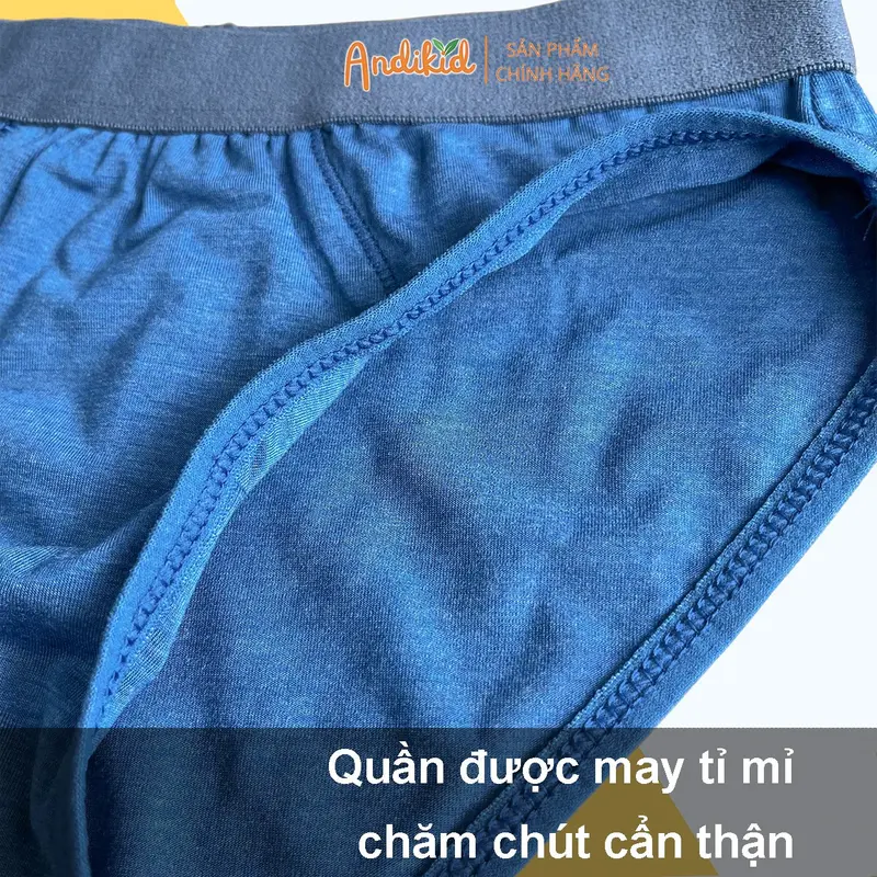 Quần sịp bé trai Gee vải sợi tre mềm mại, Combo 3 quần lót tam giác nam 10-65kg 3