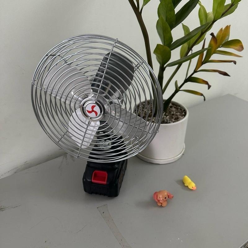 Quạt Pin Thép Không Gỉ Dây Đồng 100% 8 Inch 22cm Fan QuạT 0