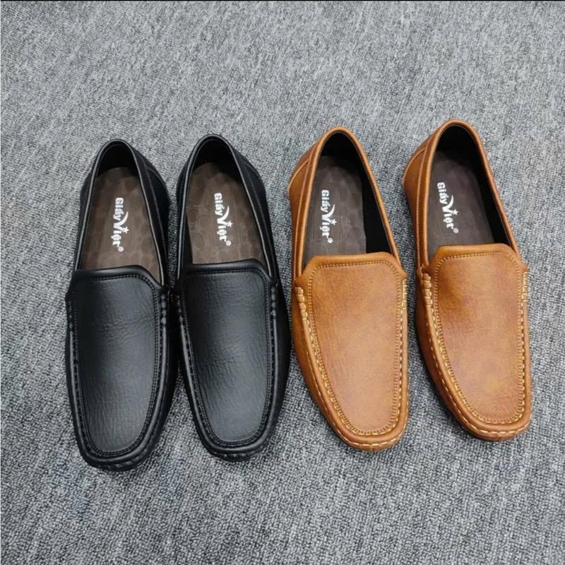 Giày lười nam da trơn đế khâu kiểu dáng lịch lãm sang trọng size 39 đên 44 (CLRK) 4