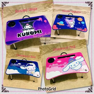 bagusjabal Meja Belajar Anak / Meja Belajar Lipat / Meja Lipat Anak / Meja Belajar Anak Tk Sd / Meja Ku Ro Mi Ungu